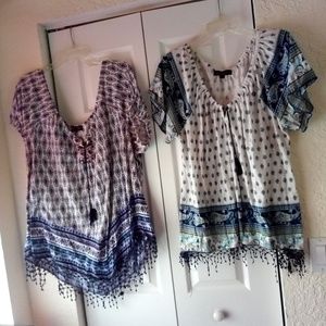 Lot of 2 from Woman within peasant style blouses